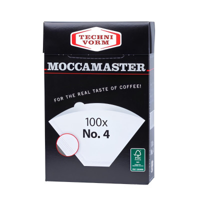 Moccamaster No. 4 Paper Filters – Pack of 100 | EL CAFETERO
