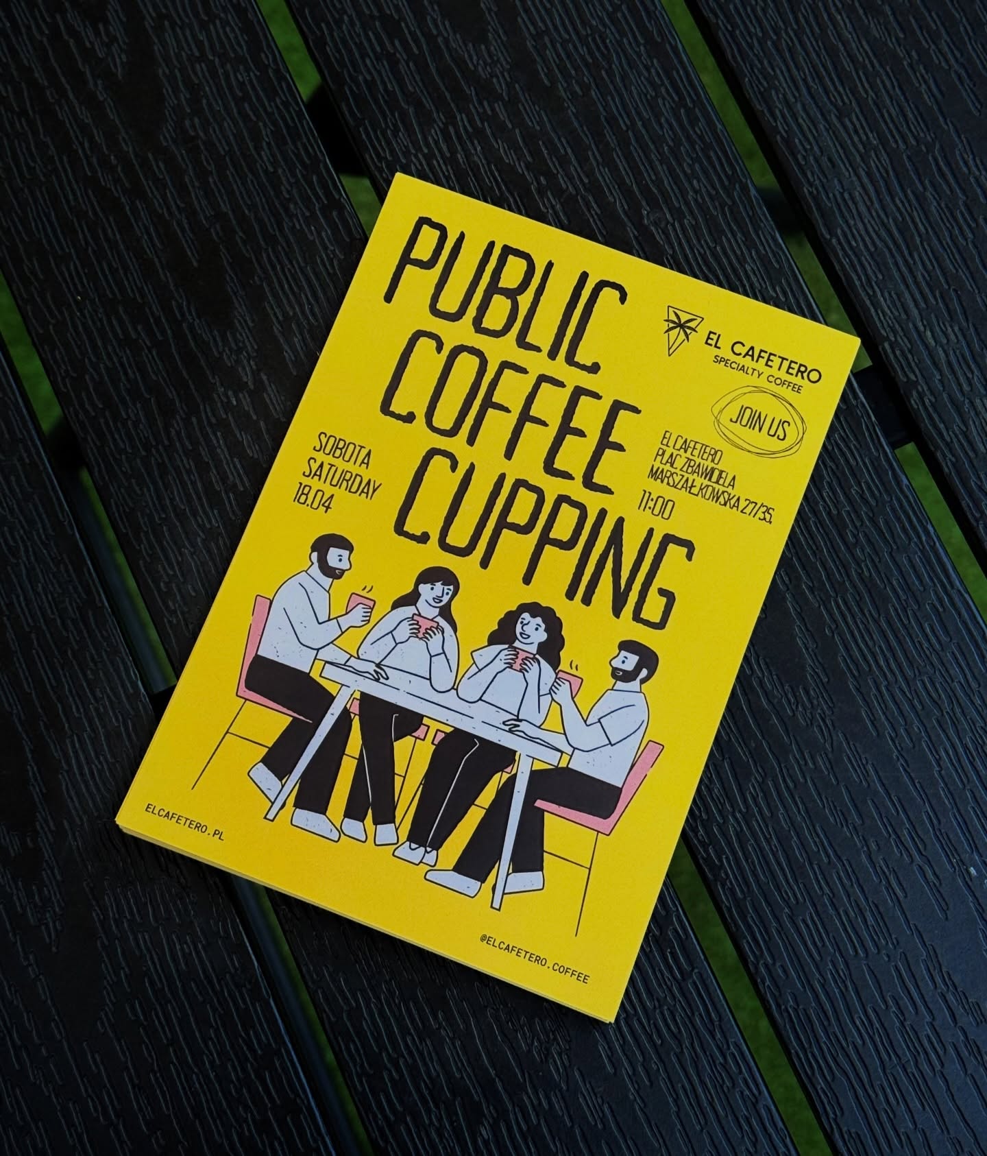 W tę sobotę — Public Coffee Cupping ☕️

Wpadajcie spróbować kawy i dowiedzieć się czegoś nowego.

Cupping poprowadzi Konrad — właściciel i roaster, który zna nasze ziarna od podszewki.🥸

Dobra kawa, luźna atmosfera i idealny start dnia.

📍 Marszałkowska 27/35
🗓 Sobota, 11:00

—

This Saturday — Public Coffee Cupping ☕️

Join us to taste, learn, and discover coffee in a new way.

Konrad will be leading the cupping — our owner and roaster, the one who knows everything about the beans we serve.🥸

Good coffee, good vibes, and a great way to spend your morning.

📍 Marszałkowska 27/35
🗓 Saturday, 11:00
#cupping #warszawa #specialtycoffee #coffee #kawiarniawarszawa